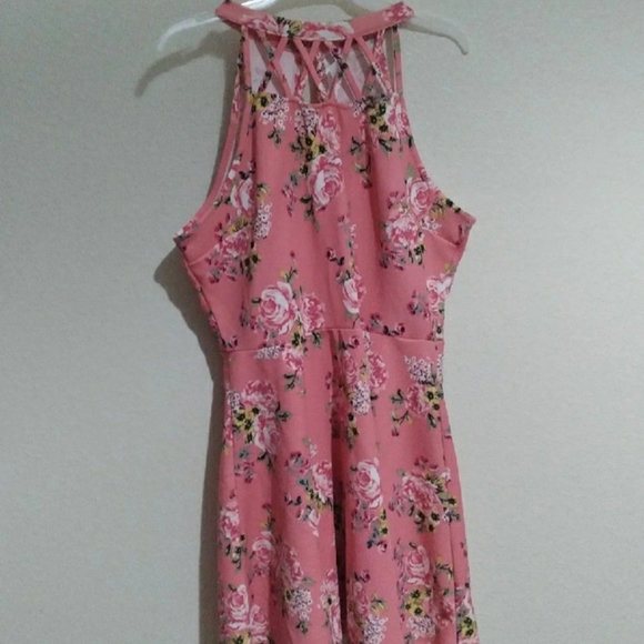 No Boundaries Dresses & Skirts - XXL FLORAL SKATER DRESS